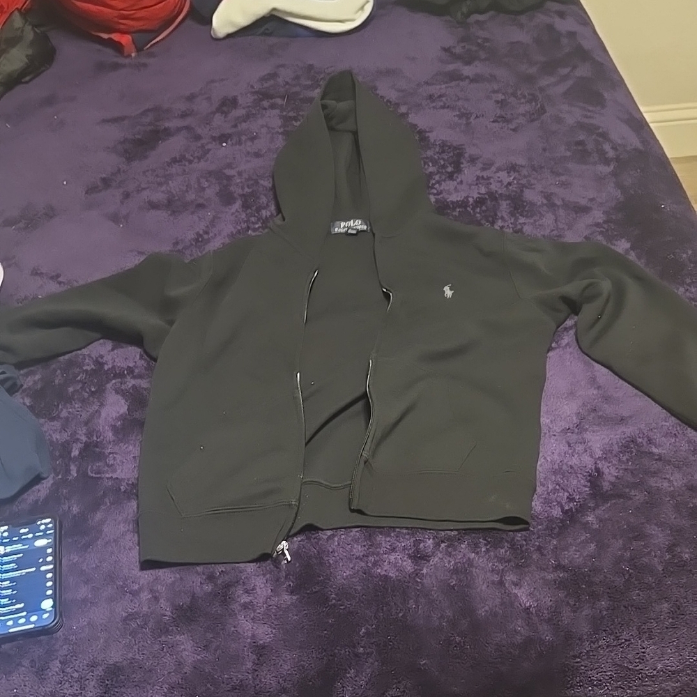 Polo by Ralph Lauren Black Hoodie Jacket